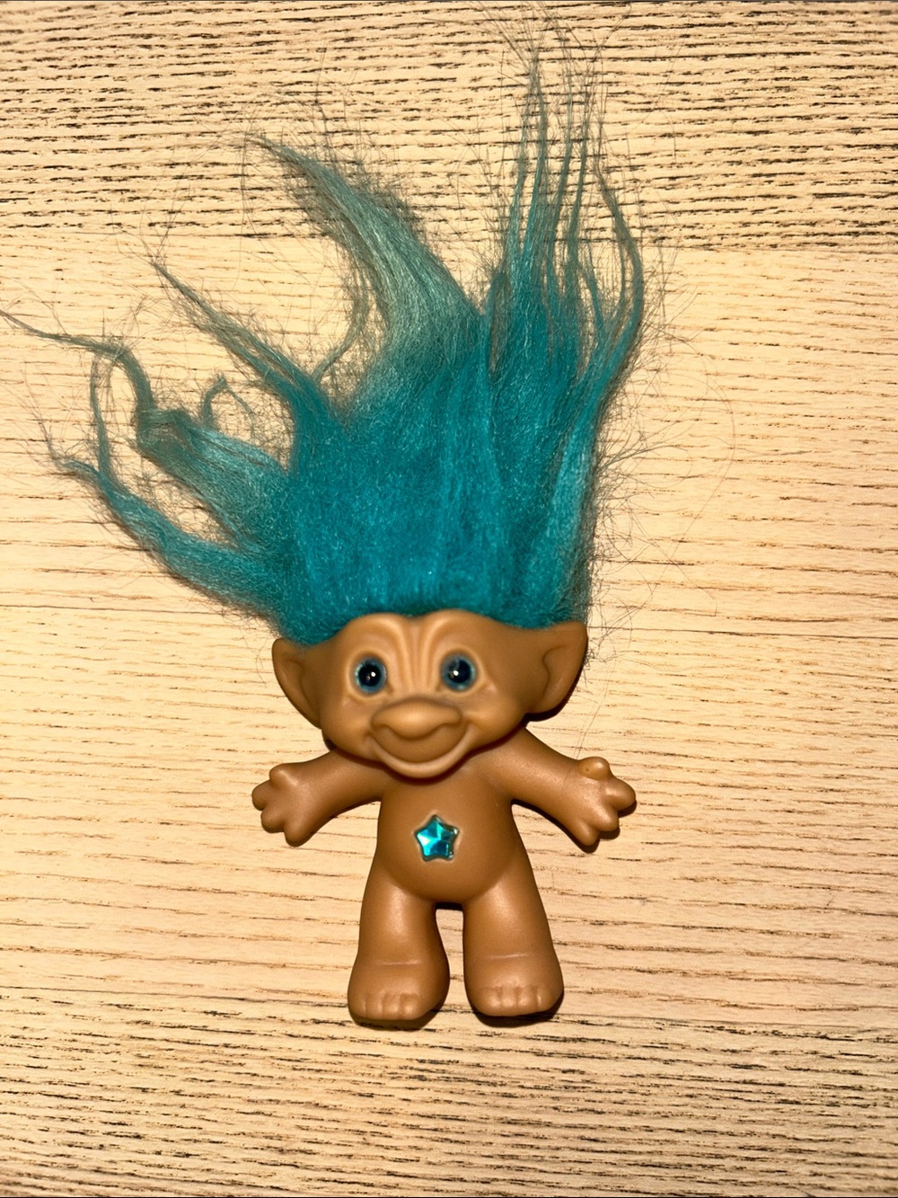 Vintage Troll 1990s Blue-Haired  Troll